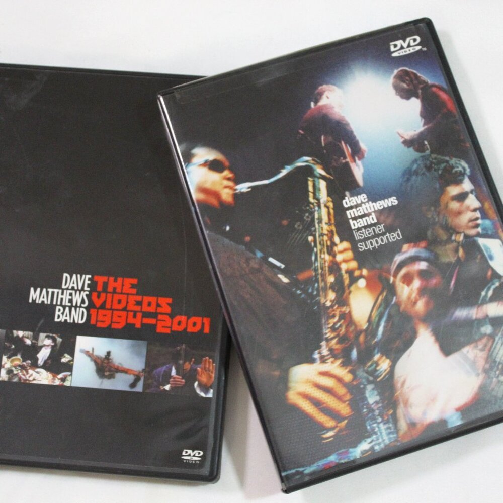 Dave Matthews Band DVD's Listener Supported & The Videos 1994-2001 Playtested